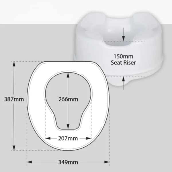 Savanah Toilet Seat Raiser
