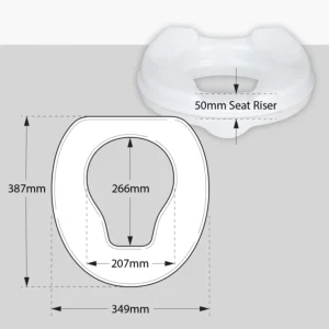Savanah Toilet Seat Raiser - Image 5