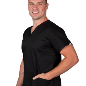 elitecare Unisex Scrub Top with Pocket - Image 3