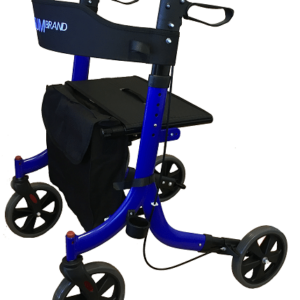 Redgum Compact Side Folding Walker - Red or Blue - Image 2