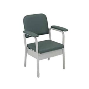 KCare Deluxe Bedside Commode Chair Adjustable Height - Image 2