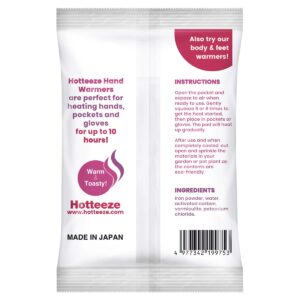 Hotteeze Hand Warmer - Pack of 10 - Image 2