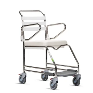 KCare Transit Mobile Shower Commode with Weight Bearing Footplate - Image 7
