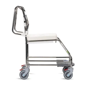 KCare Transit Mobile Shower Commode with Weight Bearing Footplate - Image 3
