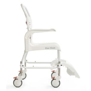 Etac Clean Mobile Shower Commode - Height Adjustable - Image 2