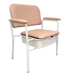 Deluxe Bedside Commode Maxi - Champagne