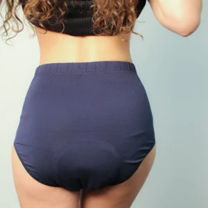 Brolly Womens Absorbent Underwear Blue - Back