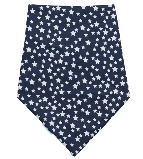 Brolly Waterproof Bandana - Navy Small Star, Adult