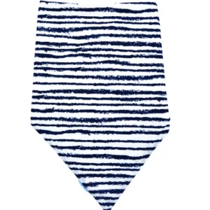 Brolly Waterproof Bandana - Navy Stripes, Adult XL