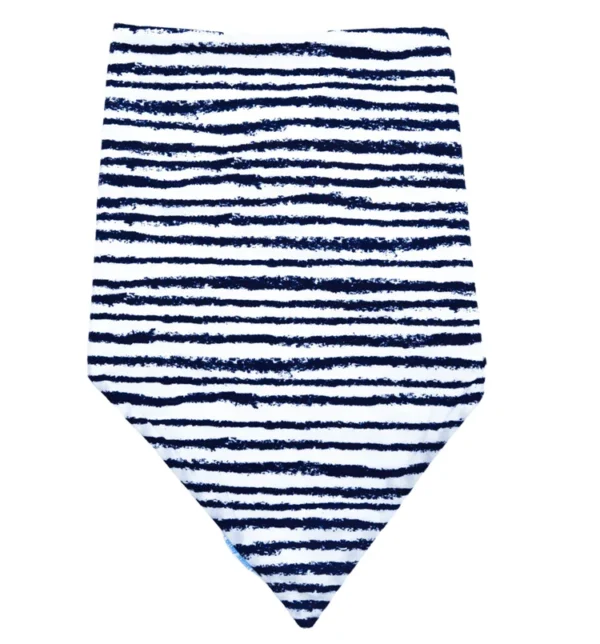 Brolly Waterproof Bandana - Navy Stripes, Adult XL