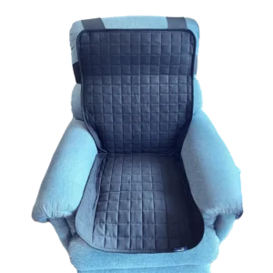 Brolly Sheets Recliner Protector - Black, Front