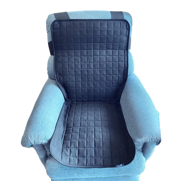 Brolly Sheets Recliner Protector - Black, Front