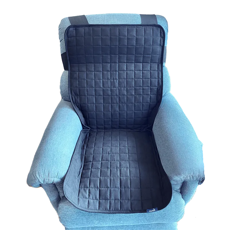 Brolly Sheets Recliner Protector - Black, Front