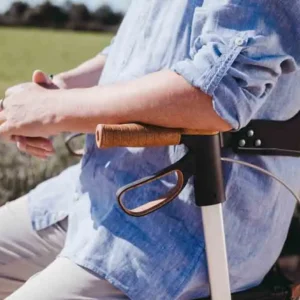 Saljol Walker Backrest - Person Using Unit