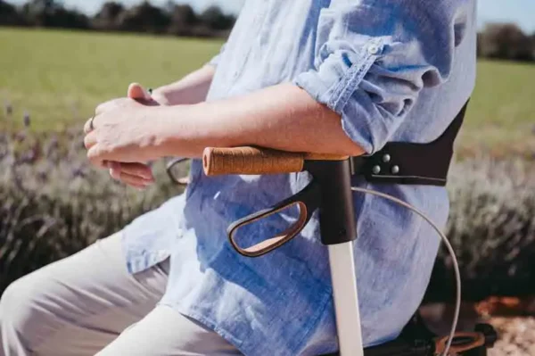 Saljol Walker Backrest - Person Using Unit