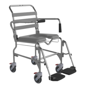 Aspire 460mm Swing Away Footrest Shower Commode - Image 1
