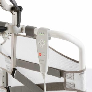 Etac Alto Electronic Mobile Shower Commode with Pan Holder - Image 3