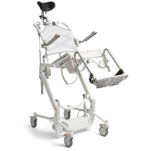 Etac Alto Electronic Mobile Shower Commode with Pan Holder - Image 5