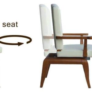 Revolution Timber Swivel Chair - Image 3