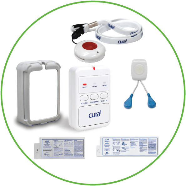 Cura1 Fall Prevention Bed/Chair/Pendant Kit