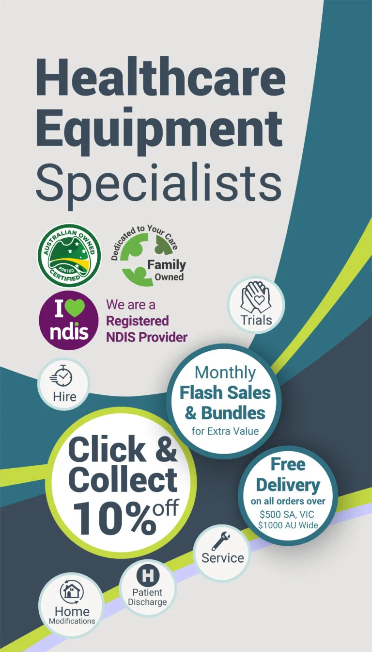 Medimart helps people living with injury, illness or disability with mobility equipment, disability products and medical supplies