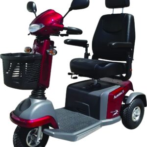 Merits Aurora S2 3-Wheel Scooter - Bright Red