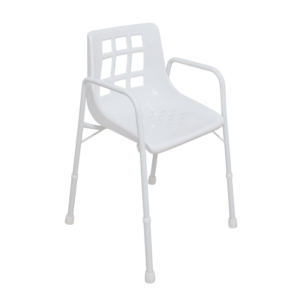 Hire Shower Chair - Plastic Seat with Arms - SWL 130kg