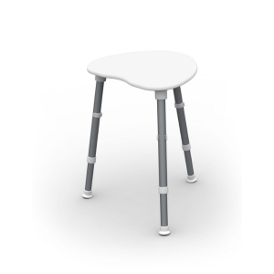 Redgum Space Saver Corner Shower Stool