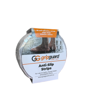 GripGuard Anti-Slip Self Adhesive Strips - 30 Pack