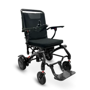 Ikon Enduro Power Lite Front Folding Carbon Fibre Powerchair - Black - Image 1