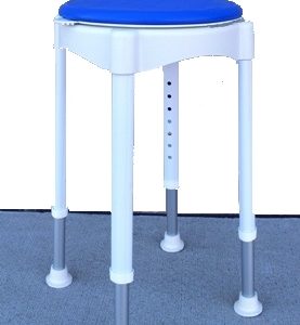 Redgum Bariatric Round Bath Stool With Rotating Seat