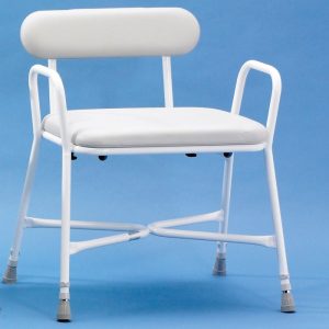 Homecraft Sherwood Plus Bariatric Shower Stool With Arms - Padded Seat & Back