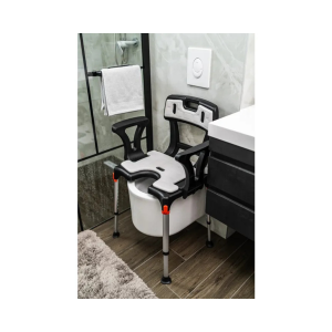 Performance Health King Shower Chair with Cutout, Back & Armrests - Image 3