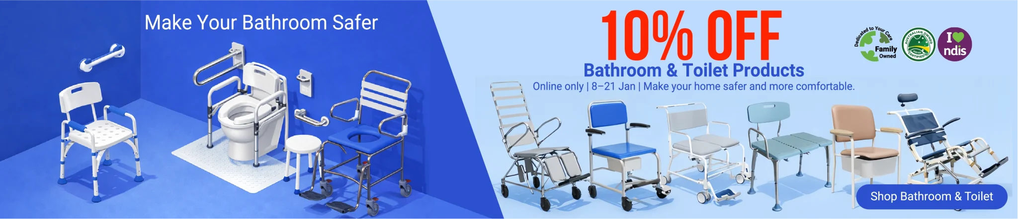 Bathroom and Toilet products10%off