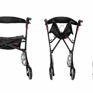 Hero Medical Heavy Duty Outdoor Lite Seat Walker (Carbon Fibre) - Image 4