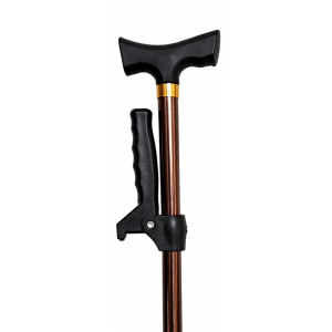 Days Sit to Stand Assist T-Handle Walking Stick with Lever, Bronze - Image 2