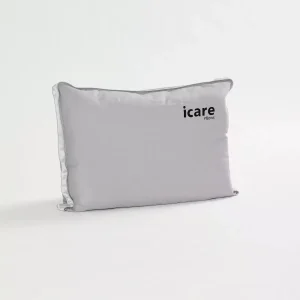 iCare VISCO Pillow with ActiveX core and cooling gel insert in classic pillow shape