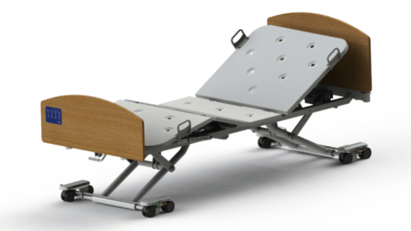 CS8 Bed With BBU King Single V2 Grey CS8 Bed With BBU King Single V2 Grey electric adjustable hospital bed with four-section platform
