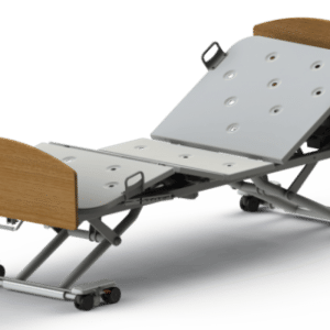 CS8 Bed CMP Single V2 Grey electric hospital bed with adjustable height and positioning