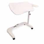 RG625 over bed chair table with tilt top and adjustable split platform