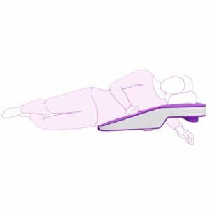 Rotator Cuff Recovery Pillow wedge design shoulder support cushion 68x78x15 cm