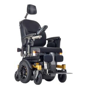 Dietz Sango Slimline Diego Comfort Powerchair with narrow base and configurable seating system