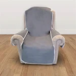 KCare lift chair cover protector charcoal with waterproof layers and side pockets