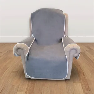 KCare lift chair cover protector charcoal with waterproof layers and side pockets