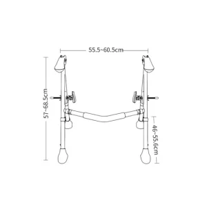 Liberty Toilet Support Fold Up Frame - Image 4