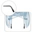 Karma anti tip bar for ERGO series wheelchair pair mounted at rear
