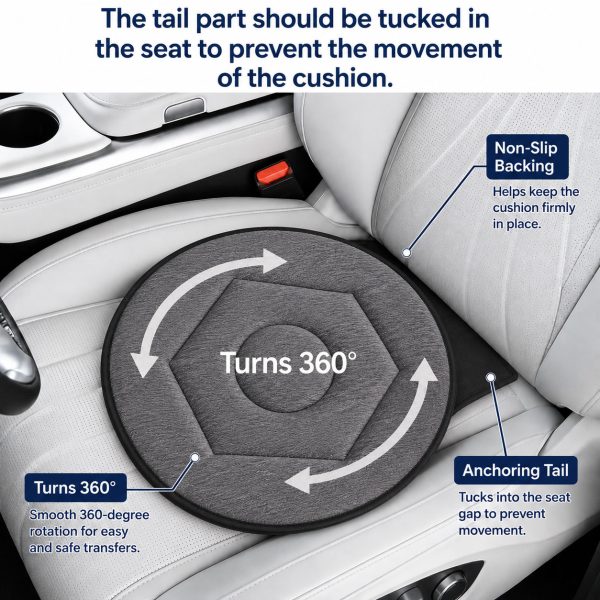 Medimart Swivel Cushion – 360° Rotating Seat Cushion