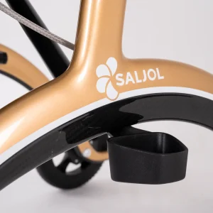Locomo Saljol carbon rollator with seat bag and adjustable handles