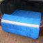 Pelican wheelchair boot blanket with padded and sliding surface for car boot protection