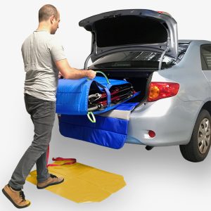 Pelican wheelchair boot slider kit for loading manual wheelchairs into car boot